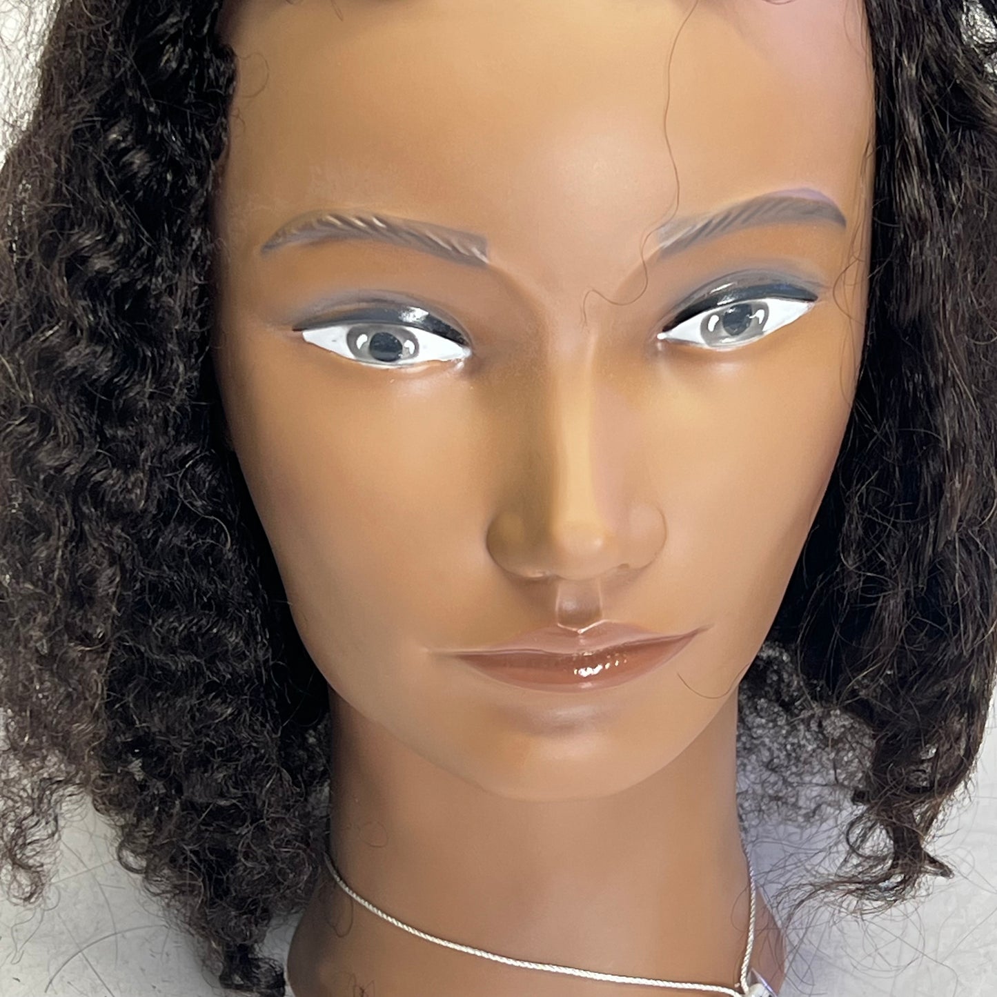 PIVOT POINT  Multi Texture Quad 100% Human Hair Mannequin Black MMMUIDLD-TC-4P