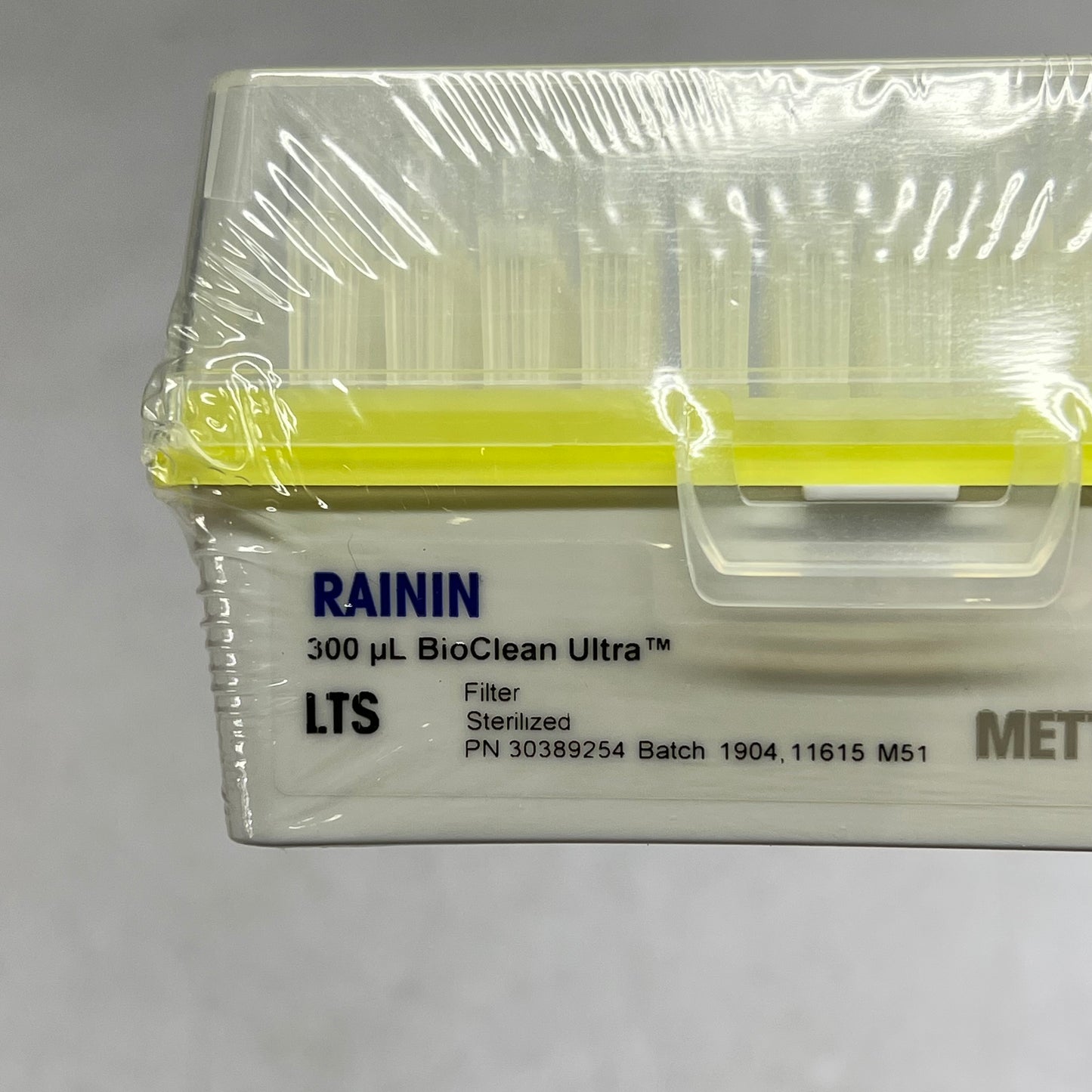RAINN (8 PACK, 768 EACH) Pipette Tips Rt Lts Sterilized 300µL Max Vol 30389254