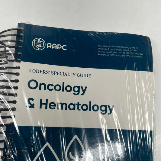 AAPC Oncology/ Hematology Coders' Specialty Guide 2026 Spiral Paperback Book