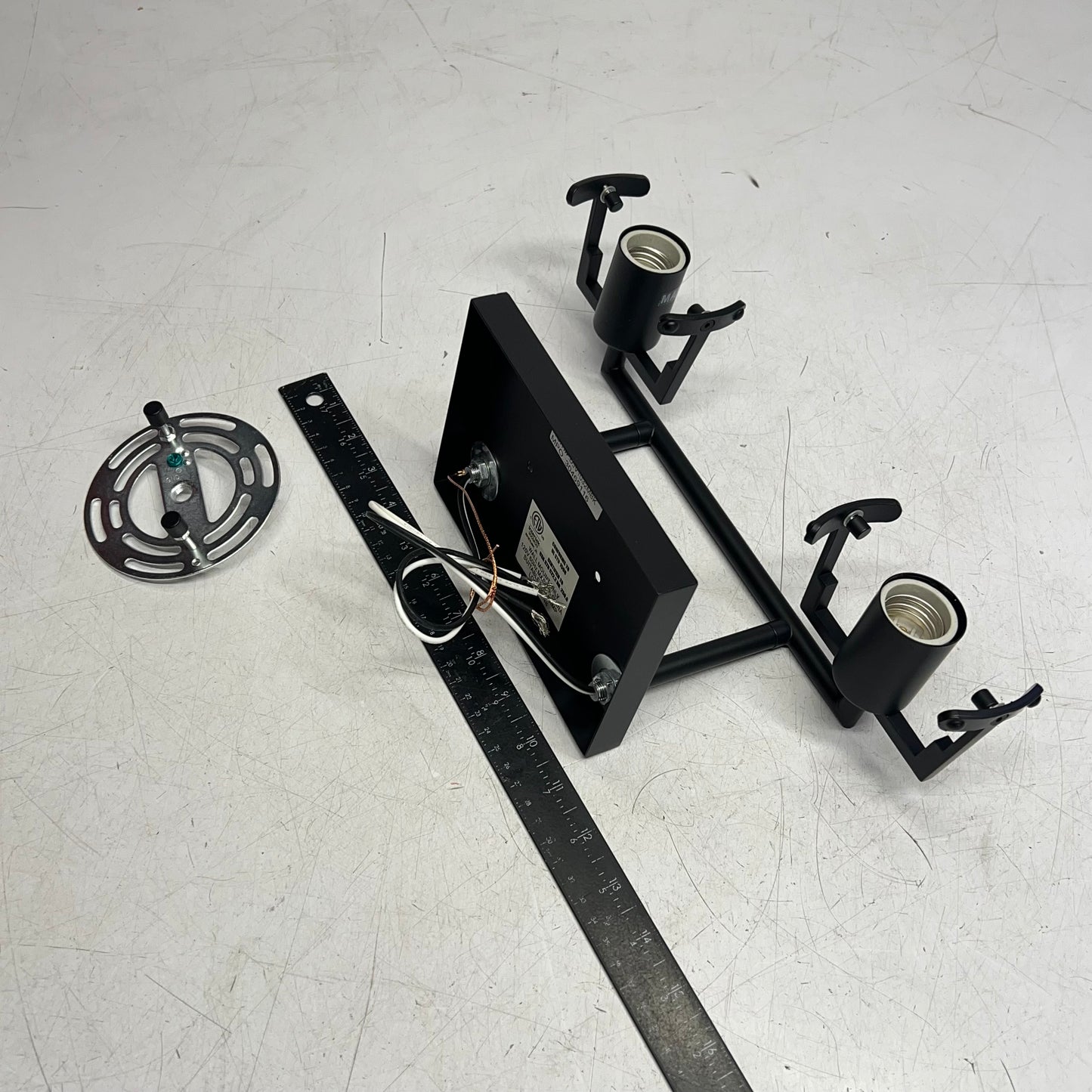 VISUAL COMFORT Crofton 2-light Vanity By Drew & Jonathan Matte Black DJV1032MBK