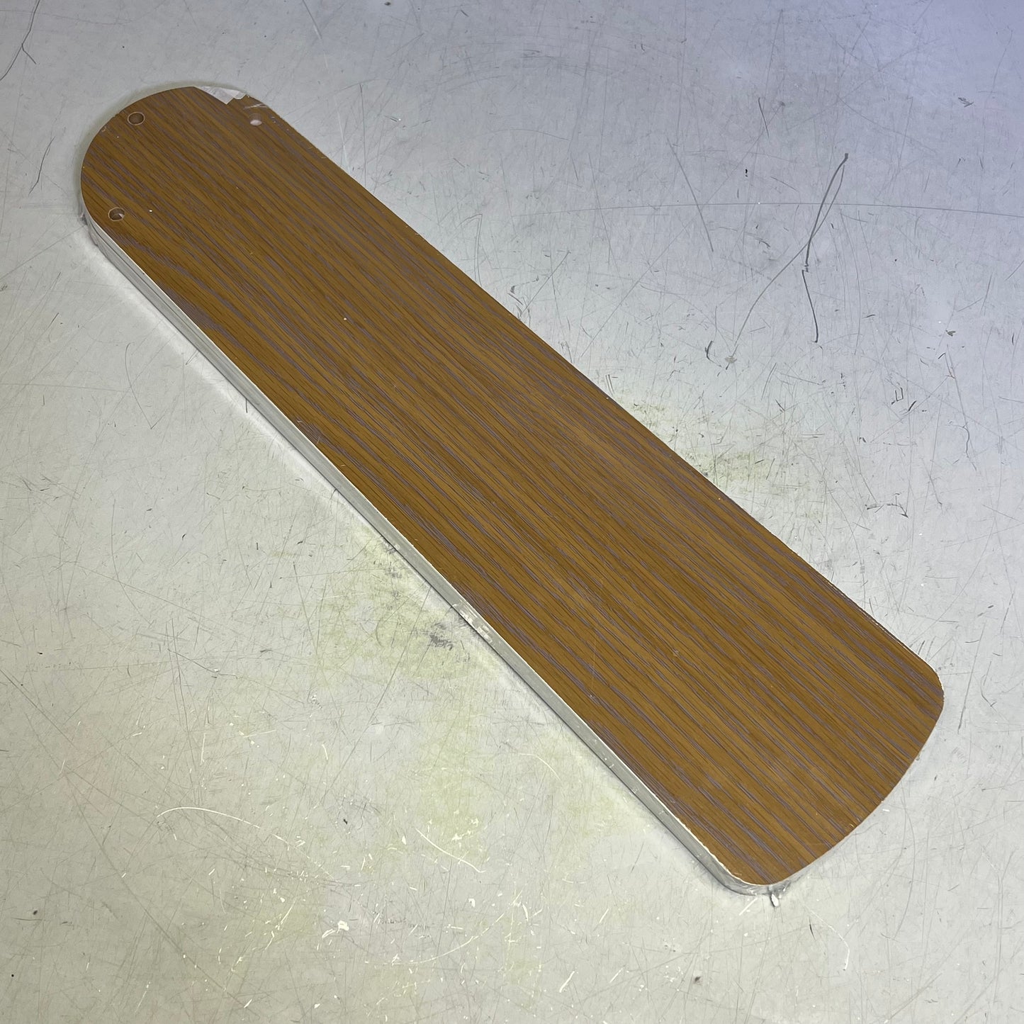 PROGRESS 3-Speed AirPro Ceiling Fan w/ White & Oak Look Blades & LED Dome Light P2501