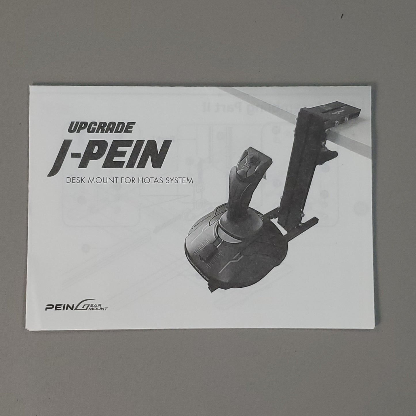 ZA@ PEIN GEAR MOUNT J-PEIN Upgraded The Desk Mount For The Flight Sim (May Be Missing Parts) See Images