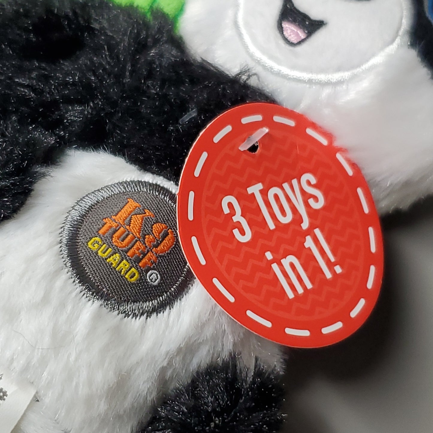 ZA@ CHARMING PET Cuddly Climbers Panda Plush K9 Tuff Guard Ultra Durable 69794 Black/White (New) B