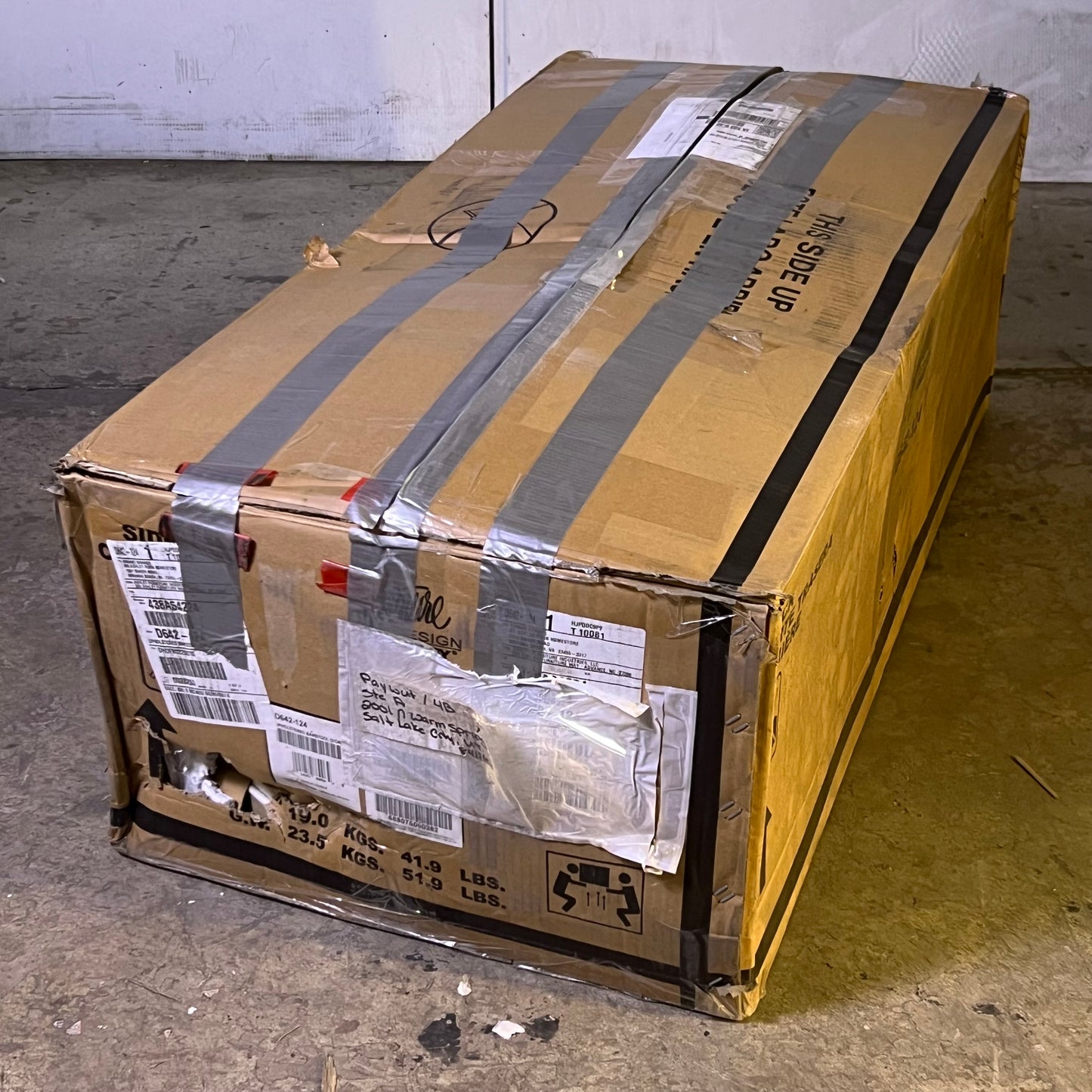 ZA@ Pallet of BOB'S Kitchen Table & Chairs 20071088002, Gray (AS-IS, Some Are Damage)