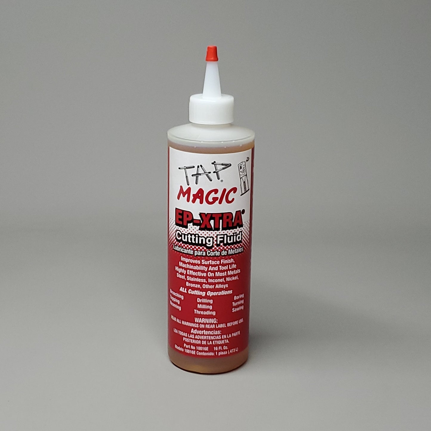 ZA@ THE STECO CORPORATION Tap Magic Cutting & Tapping Fluid 10016E 16 oz EP-Xtra A