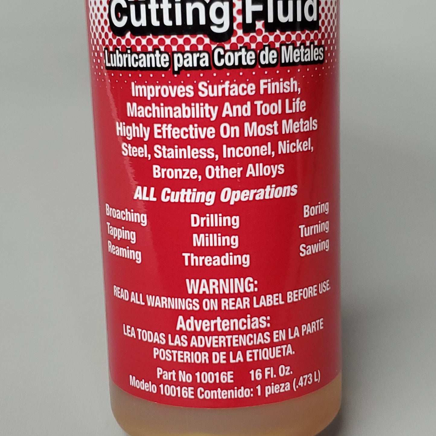 ZA@ THE STECO CORPORATION Tap Magic Cutting & Tapping Fluid 10016E 16 oz EP-Xtra D