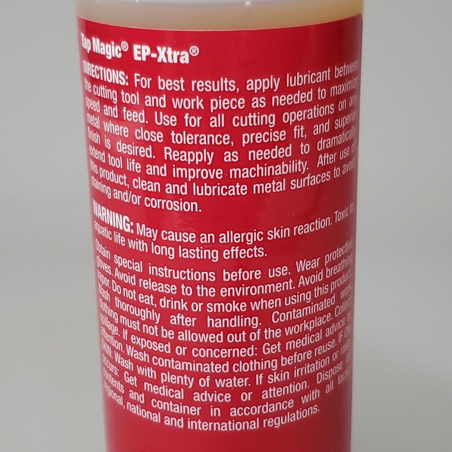 ZA@ THE STECO CORPORATION Tap Magic Cutting & Tapping Fluid 10016E 16 oz EP-Xtra A