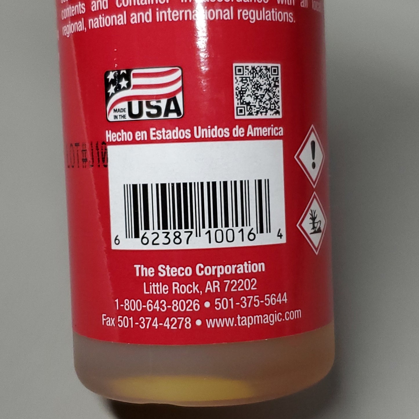 ZA@ THE STECO CORPORATION Tap Magic Cutting & Tapping Fluid 10016E 16 oz EP-Xtra B