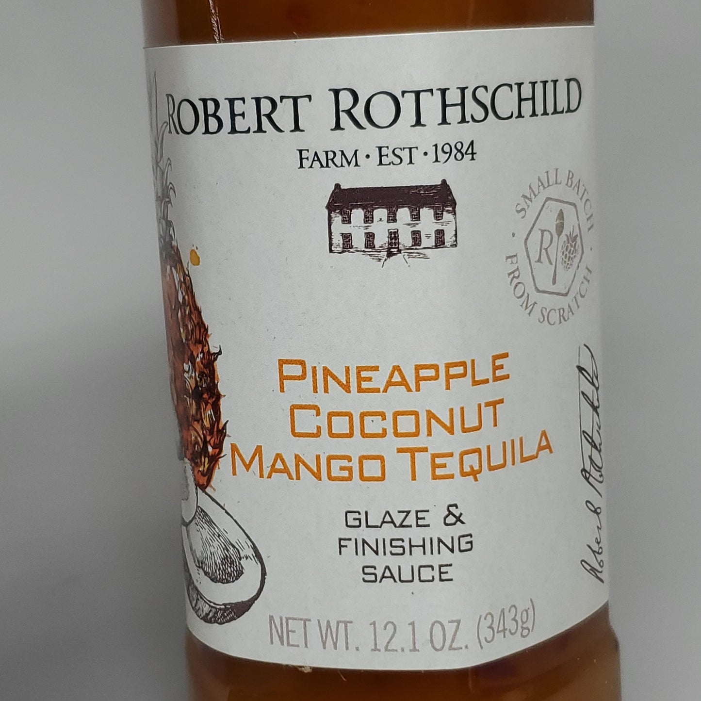 ZA@ ROBERT ROTHSCHILD 6-PK of Pineapple Coconut Mango Tequila Glaze & Finishing Sauce 12.1 Oz 06/23 C