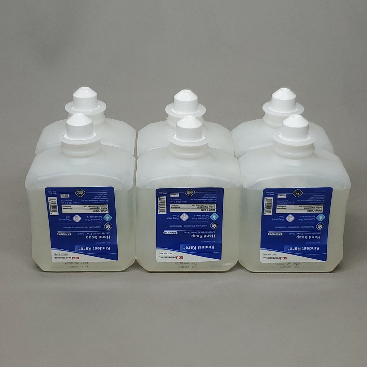 ZA@ SCJ Professional 12 Cartridges Kindest Care Advanced Antimicrobial Foam 1 L (12L Total) 03/24