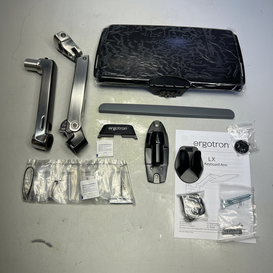 ERGOTRON  LX Wall Mount Keyboard Arm 13" Height Adjustment Silver 45-246-026