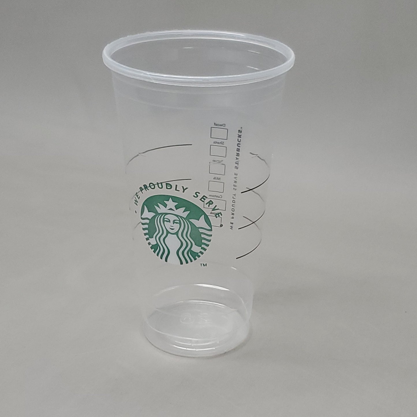 ZA@ NESTLE STARBUCKS Case of 600 Plastic 26 oz Cold Cups (New)