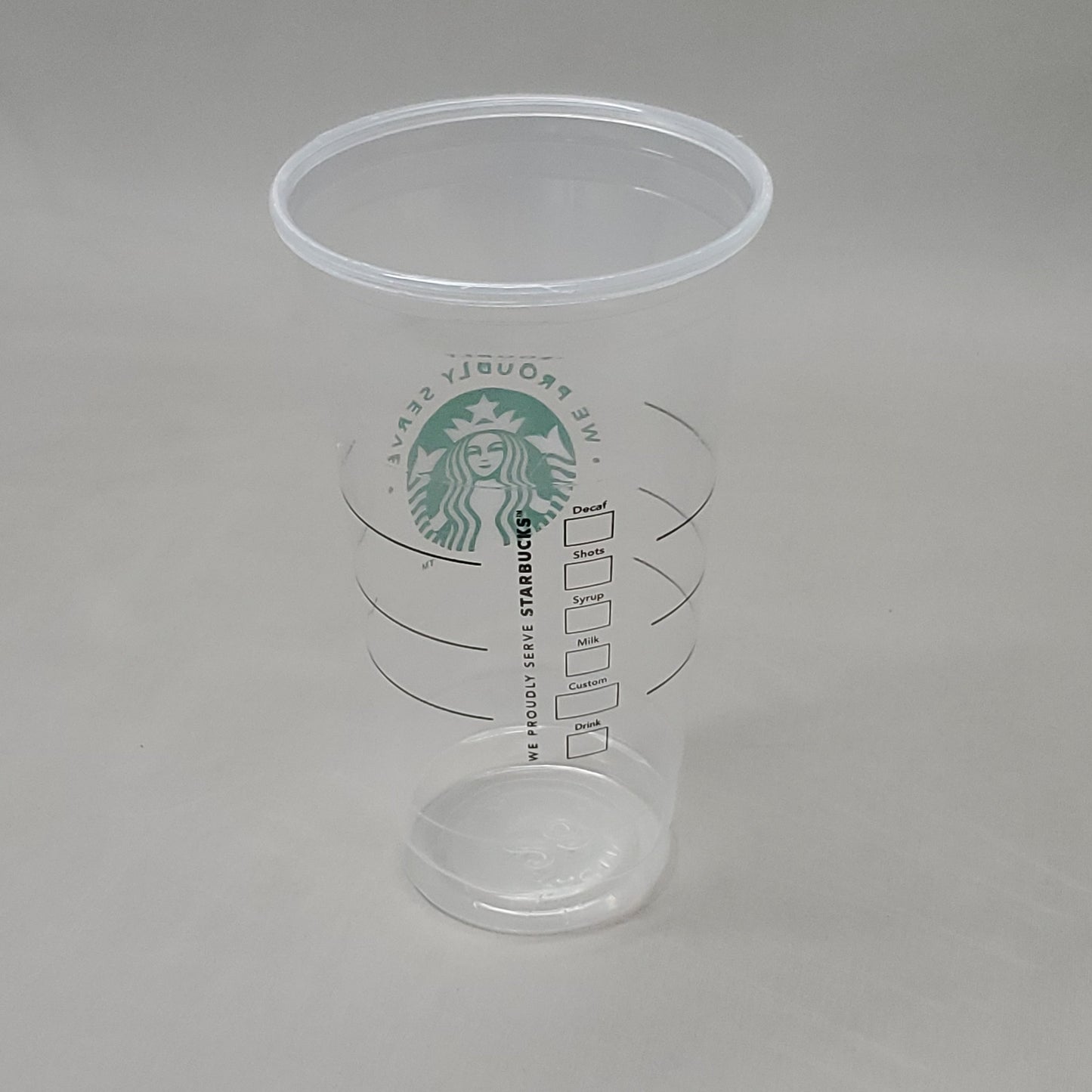 ZA@ NESTLE STARBUCKS Case of 600 Plastic 26 oz Cold Cups (New)