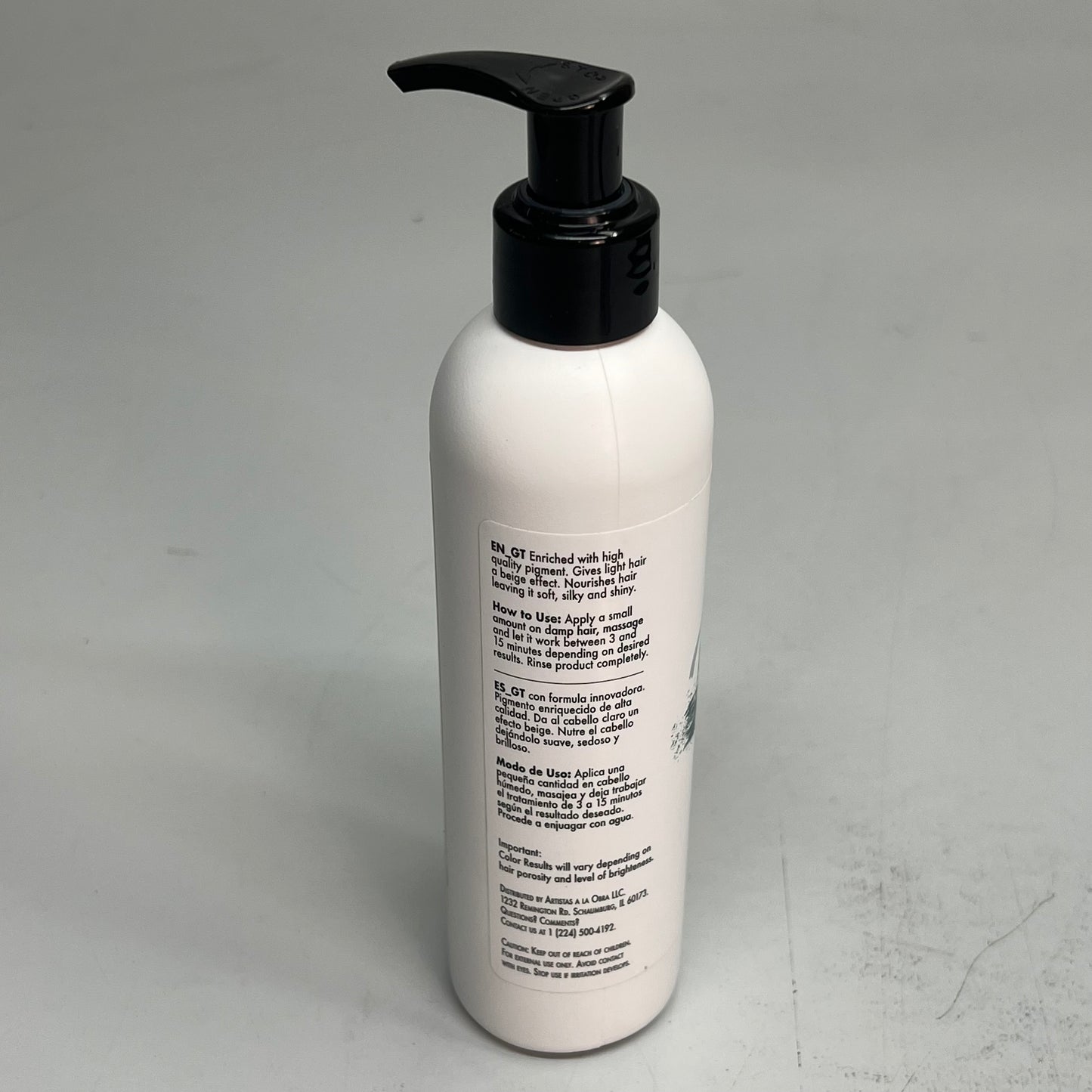 ARTISTAS A LA OBRA Nourishing Green Treatment/Mask & Toner Beige Effect 8fl Oz