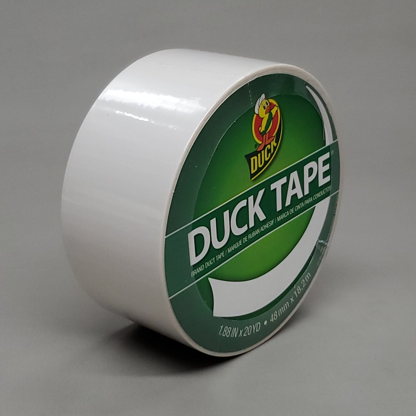 SHURTAPE DUCK TAPE 6 Rolls of White Duct Tape 1.88" X 20 YD 1265015