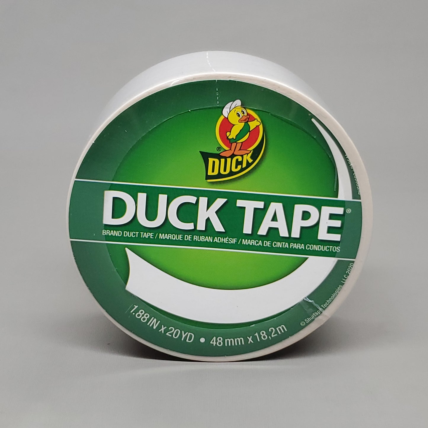 SHURTAPE DUCK TAPE 6 Rolls of White Duct Tape 1.88" X 20 YD 1265015