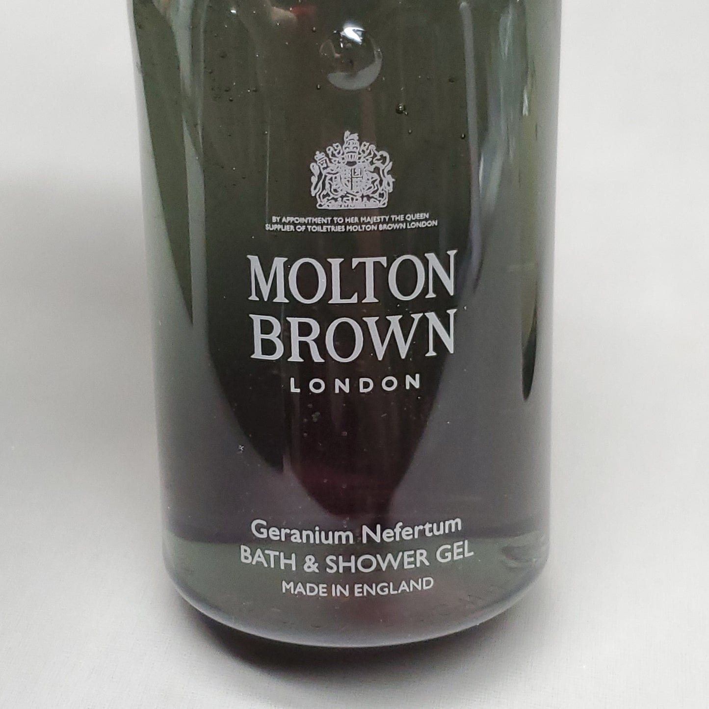 MOLTON BROWN London 2 pc set Geranium Nefertum Bath & Shower Gel 10 fl oz & Eau de Toilette 1.7 fl oz