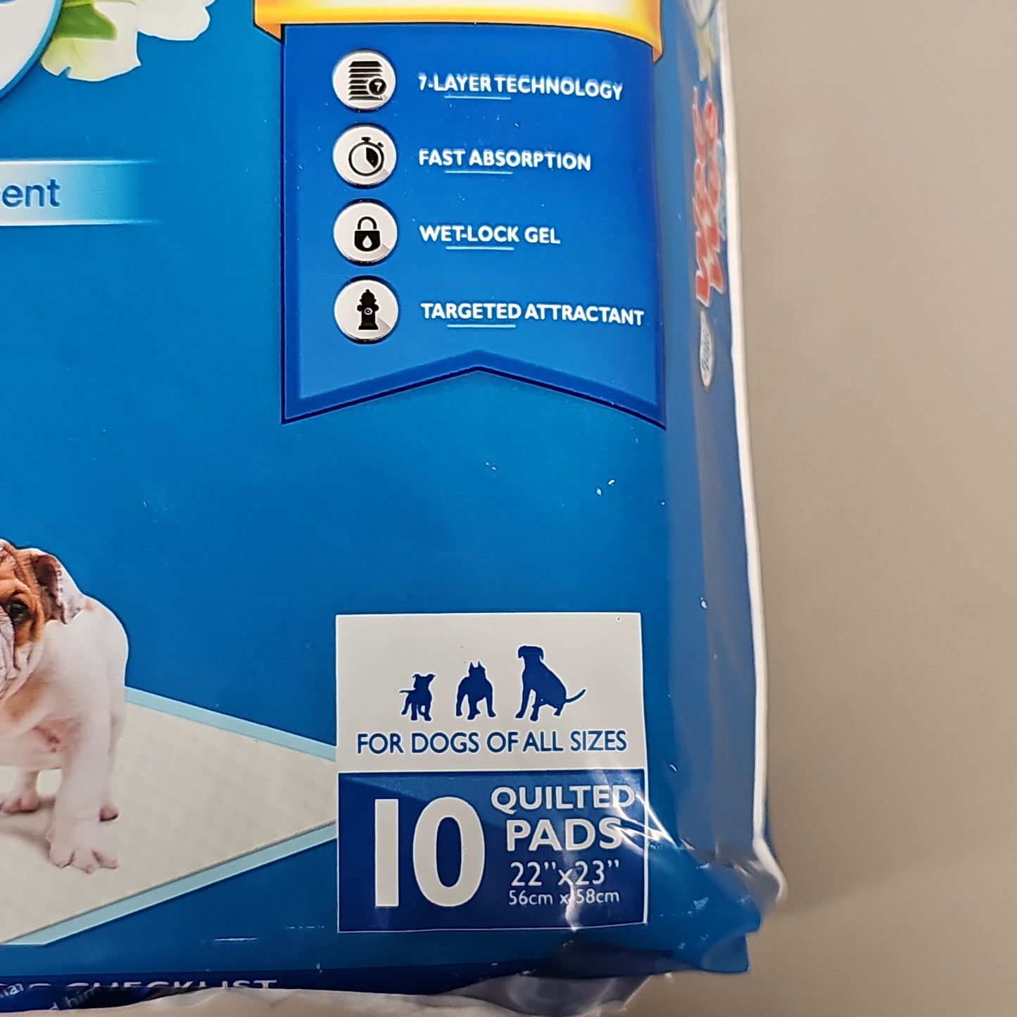 z@ FOUR PAWS Wee-Wee Pee Pads for Dogs Odor Control With Febreeze 10 Pads 100534949 (New)
