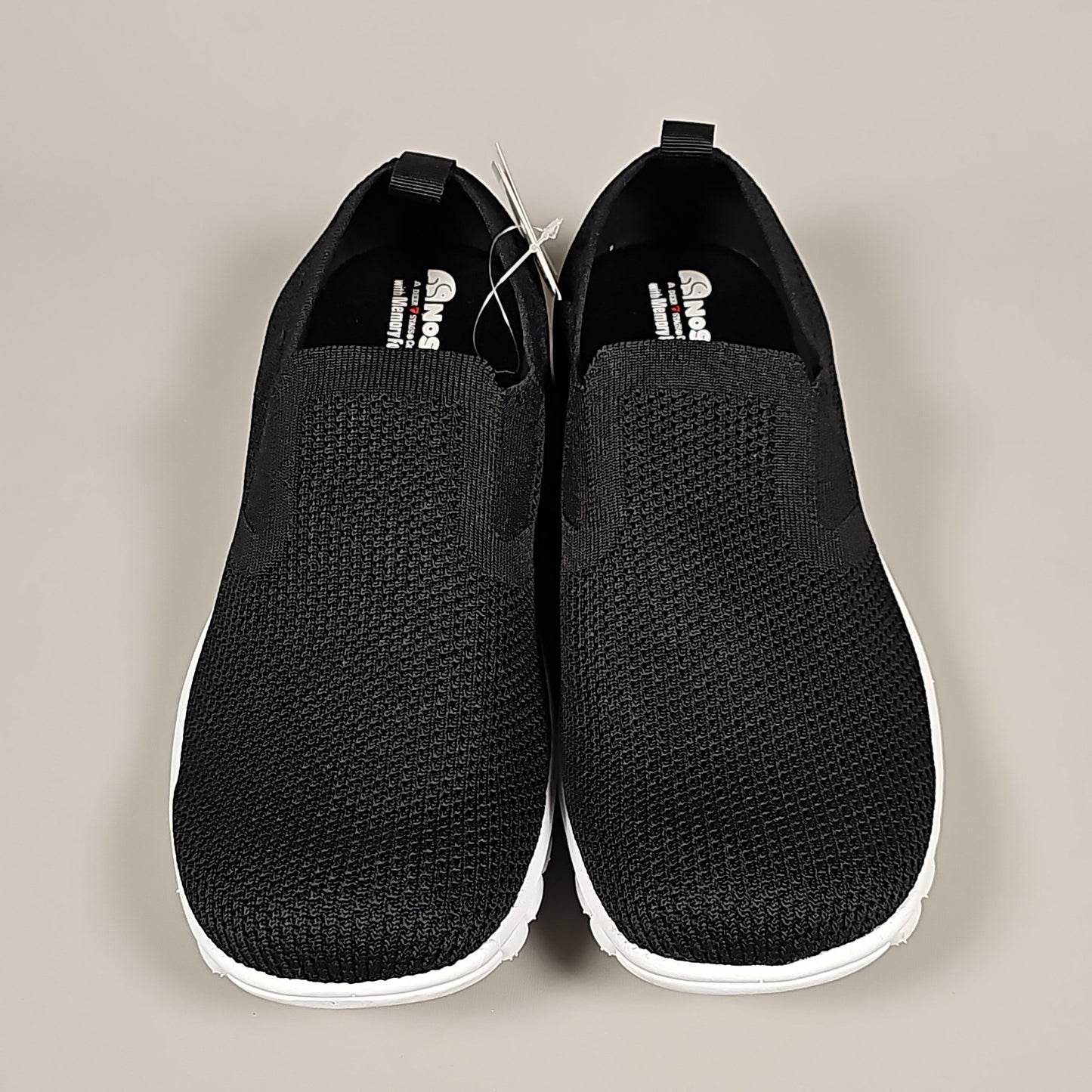 DEER STAGS Eddy Men's Slip-On Shoe Sneaker Sz 9.5 Black (New)