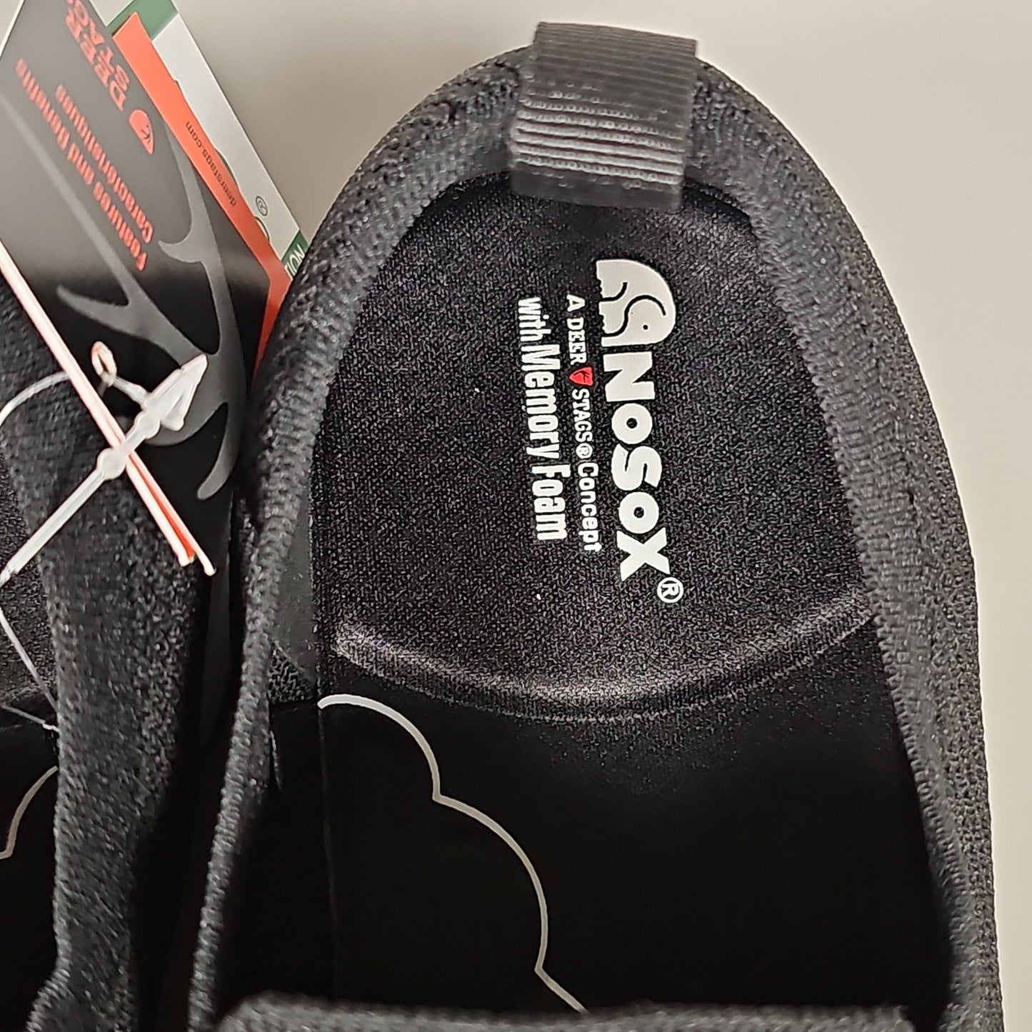 DEER STAGS Eddy Men's Slip-On Shoe Sneaker Sz 13 Black (New)