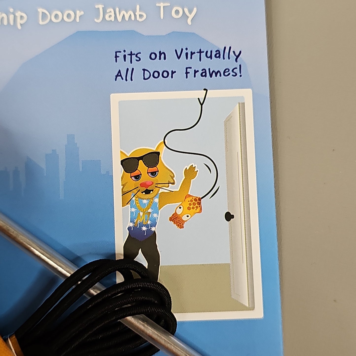 SMARTER PAW Meowijuana Organic Catnip Toy Jump 'n' Jamb Deep Sea Squid Door Jamb Cat Toy (New)