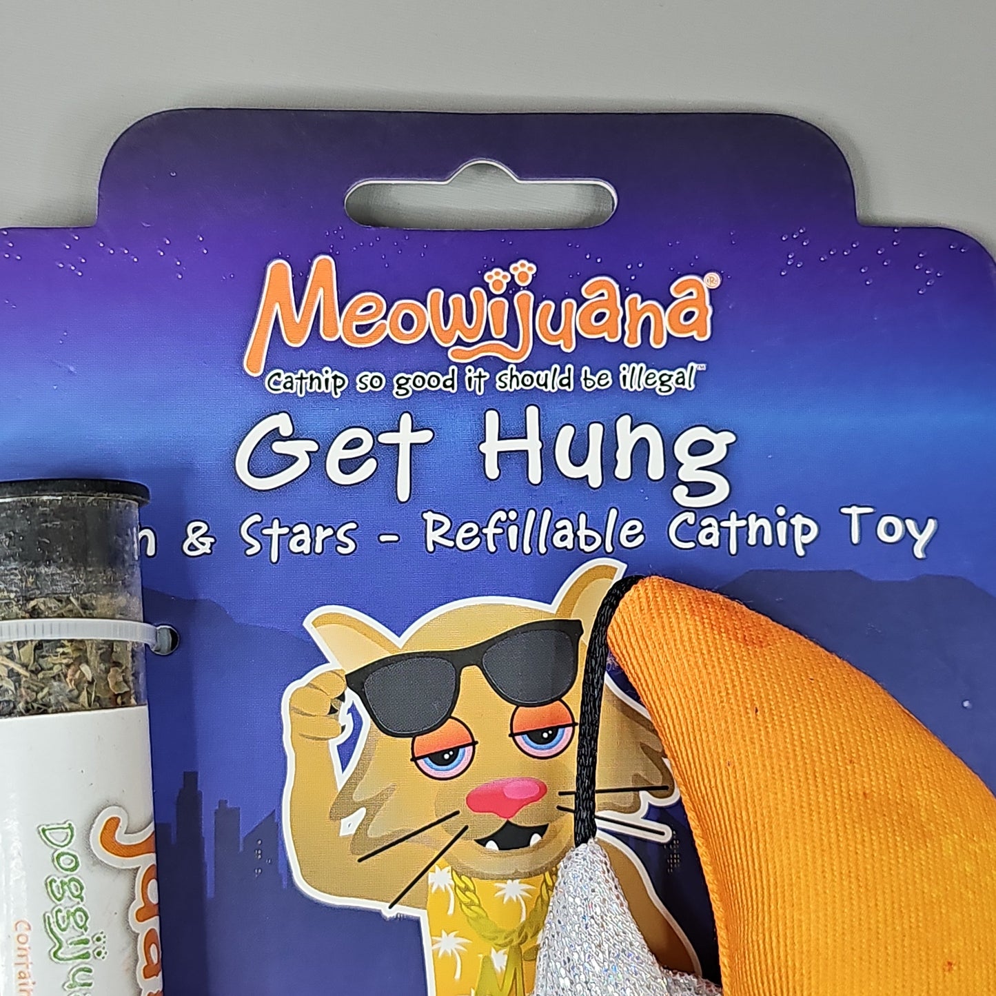 SMARTER PAW Meowijuana Organic Catnip Toy Get Hung Moon & Starts Cat Toy (New)