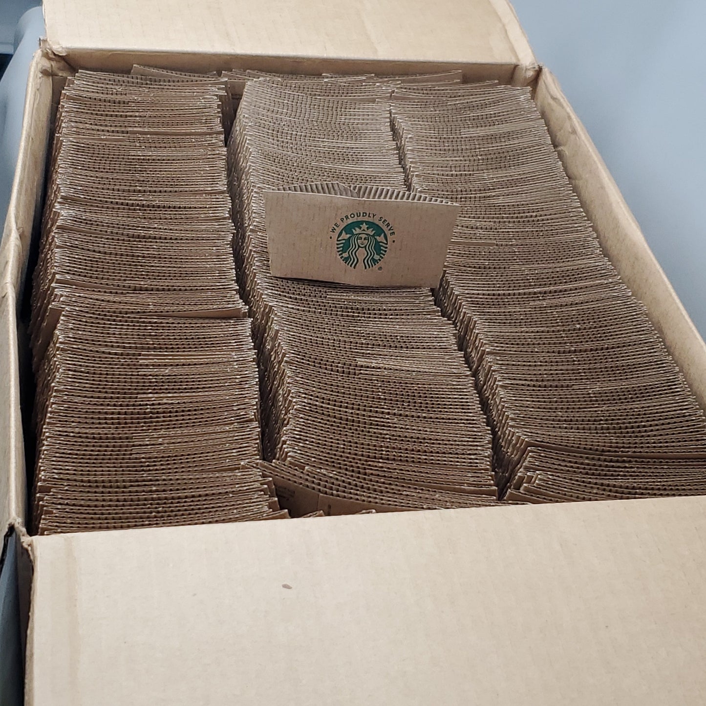 (1,380 PACK) STARBUCKS Hot Cup Sleeves for 12 - 20 oz Cups 11020575 (New)