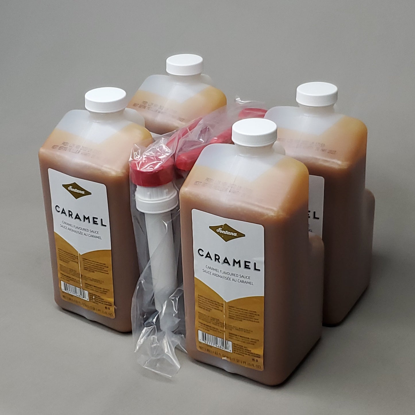 ZA@ STARBUCKS (4 PACK) Fontana Caramel Flavored Sauce (1.86 L/bottle) BB 11/24 A