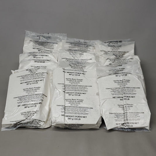 12-PK STARBUCKS Vanilla Bean Powder Each 2 lb/bags BB 05/24 (AS-IS)