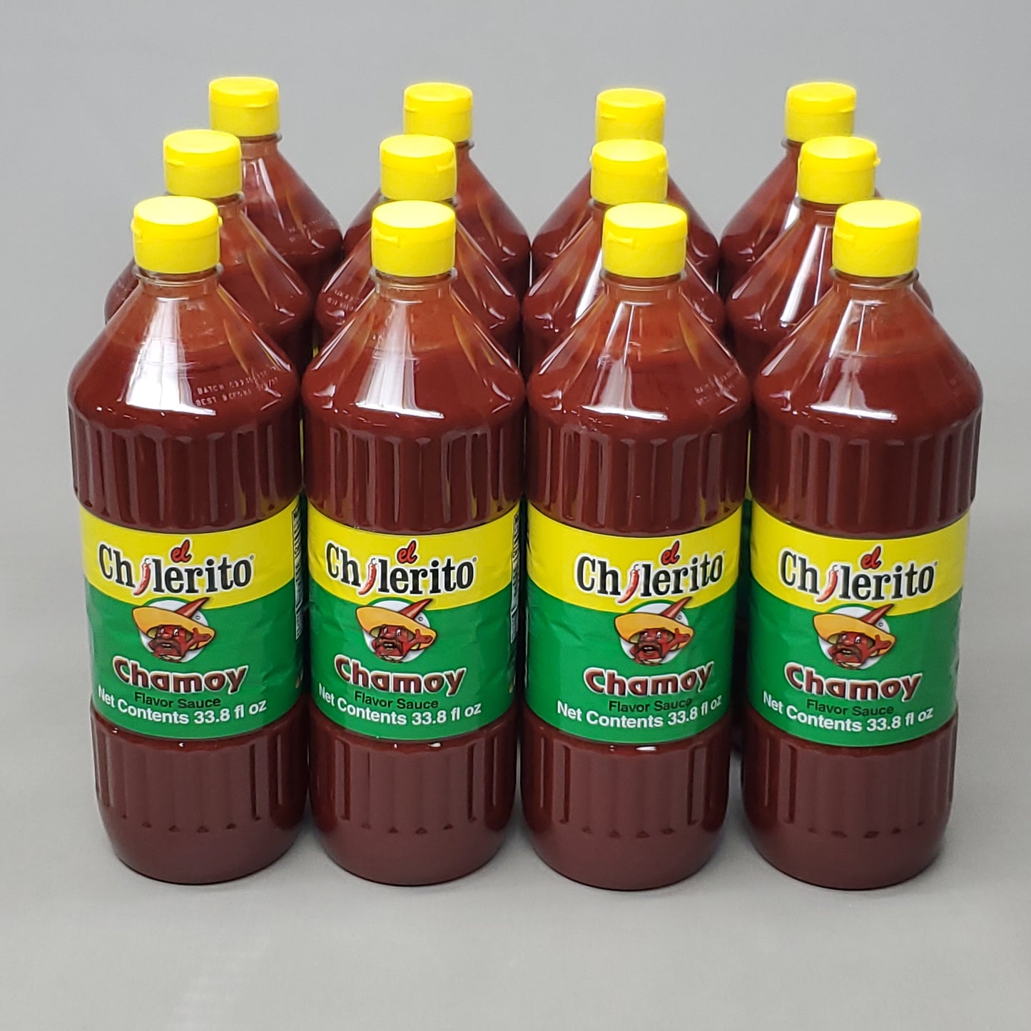 ZA@ EL CHILERITO 12-PACK! El Chilerito Chamoy Flavor Mild Hot Sauce 33.8 fl oz