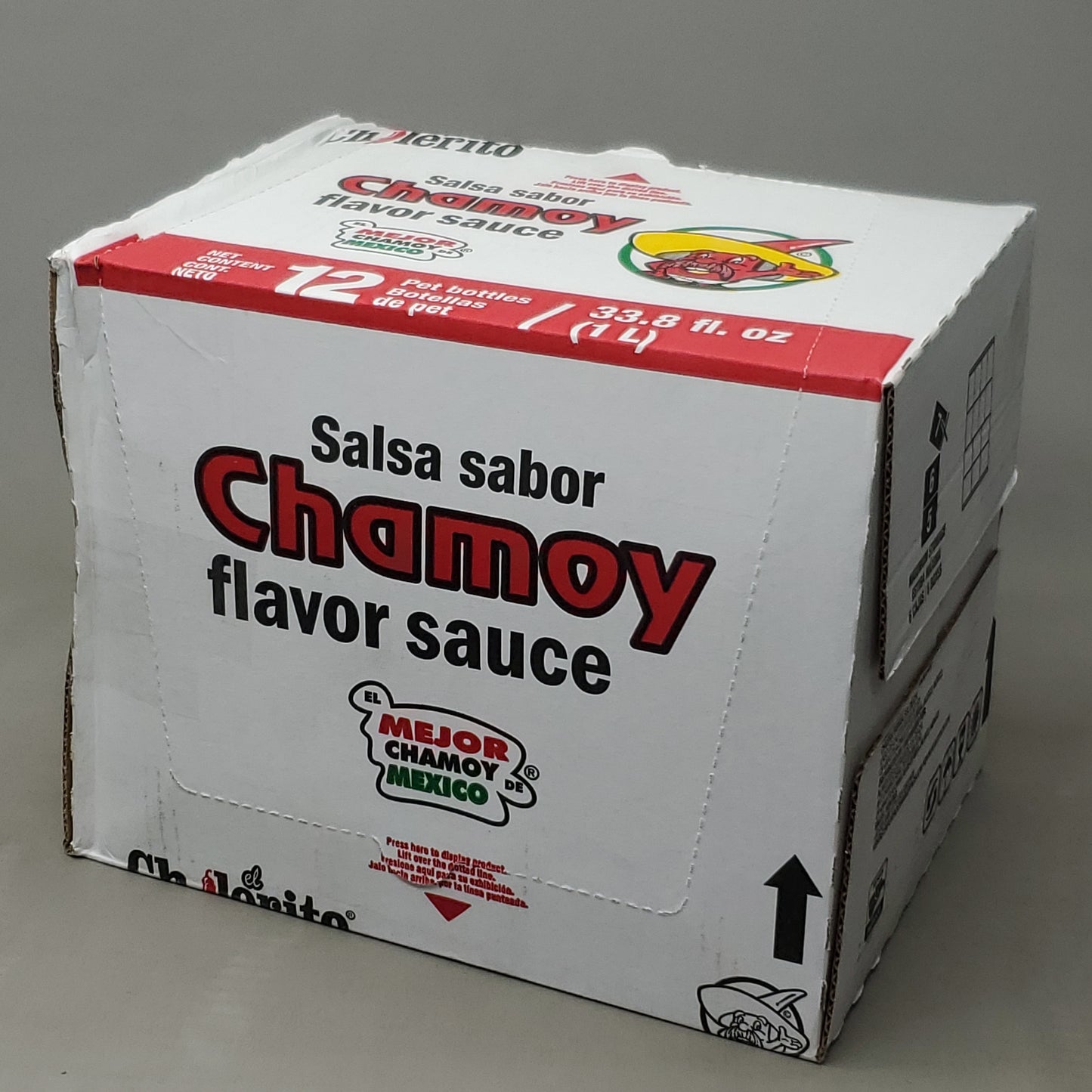 ZA@ EL CHILERITO 12-PACK! El Chilerito Chamoy Flavor Mild Hot Sauce 33.8 fl oz