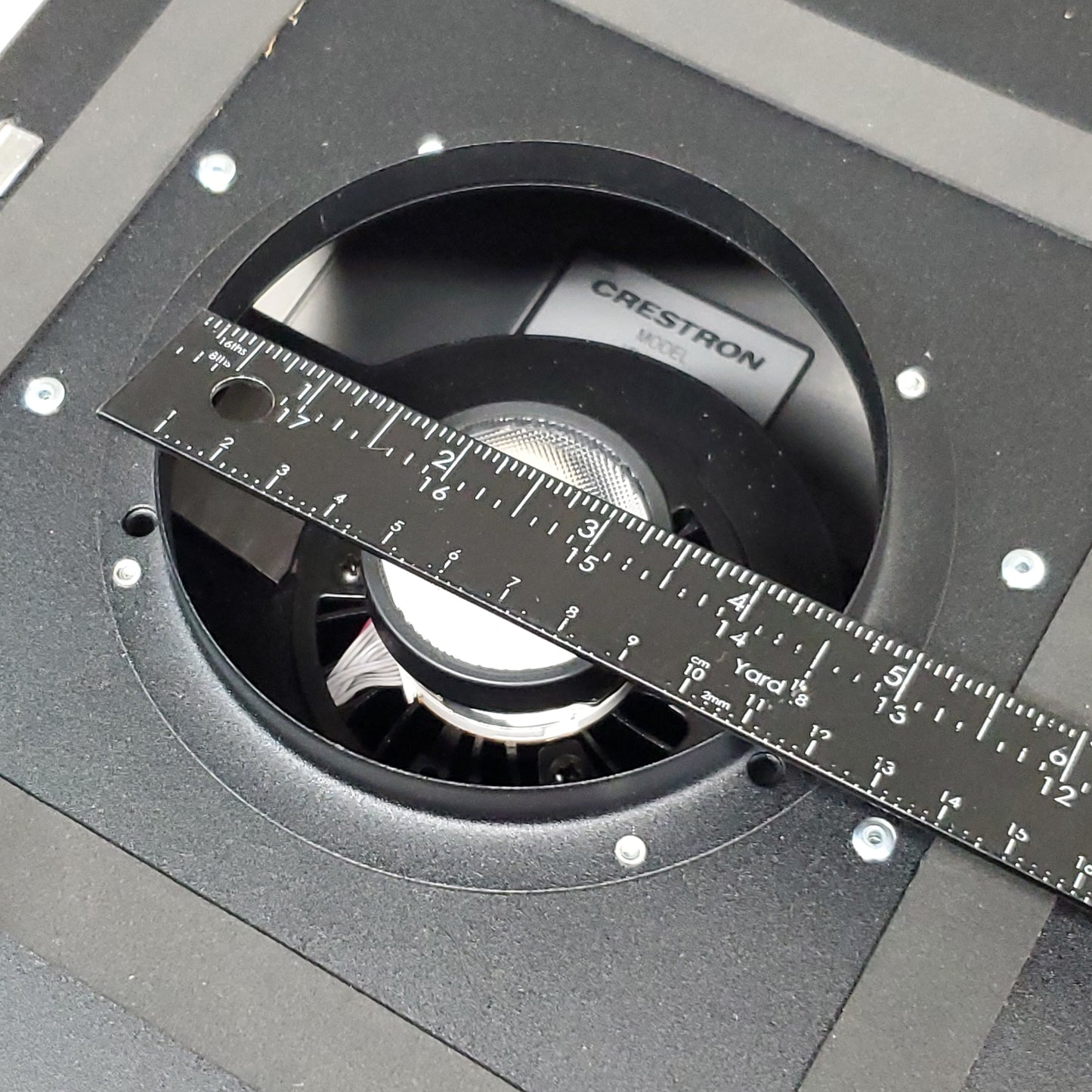 ZA@ CRESTRON Tunable LED Light Fixture Black Housing With Light LFX-DL-TUNC (New) C