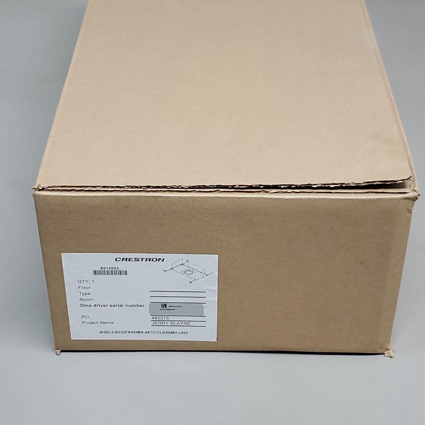 ZA@ CRESTRON Tunable LED Light Fixture Black Housing With Light LFX-DL-TUNC (New) H