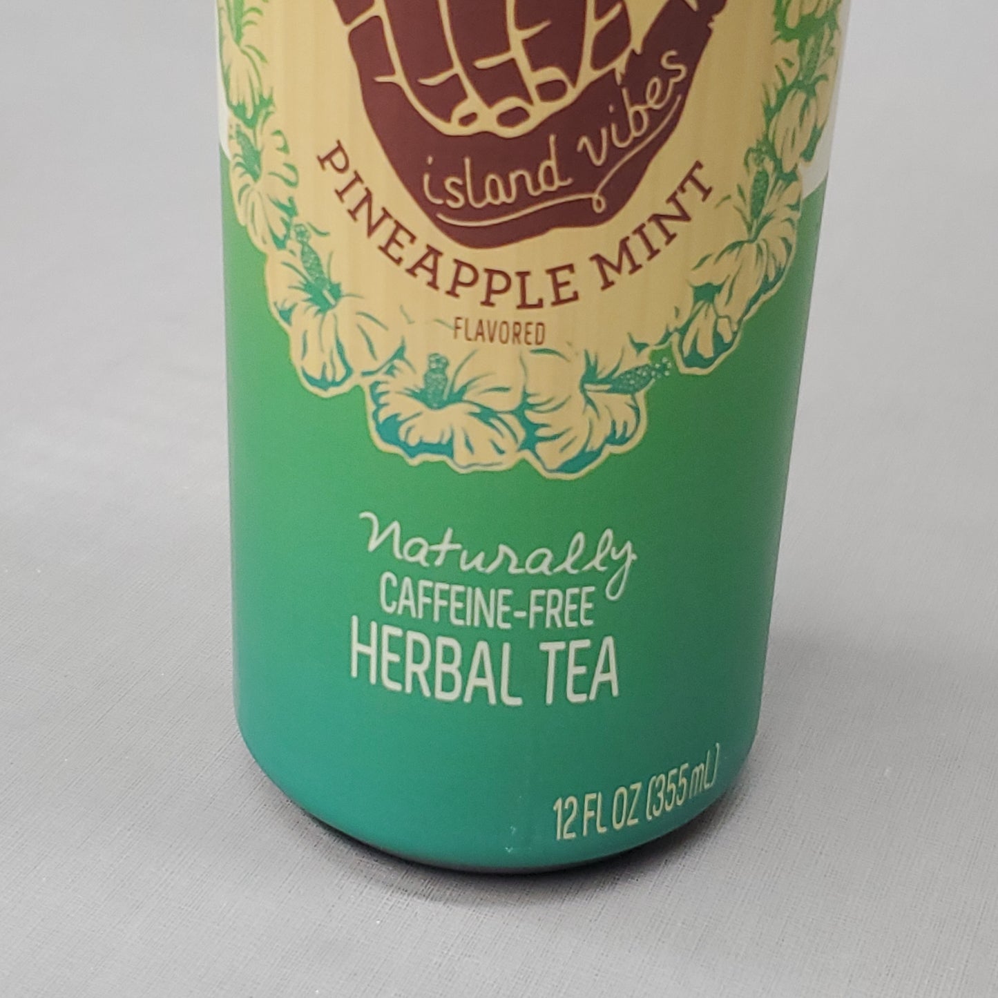 SHAKA 12-PACK! Pineapple Mint Naturally Caffeine-Free Herbal Tea 12 fl oz (03/24)