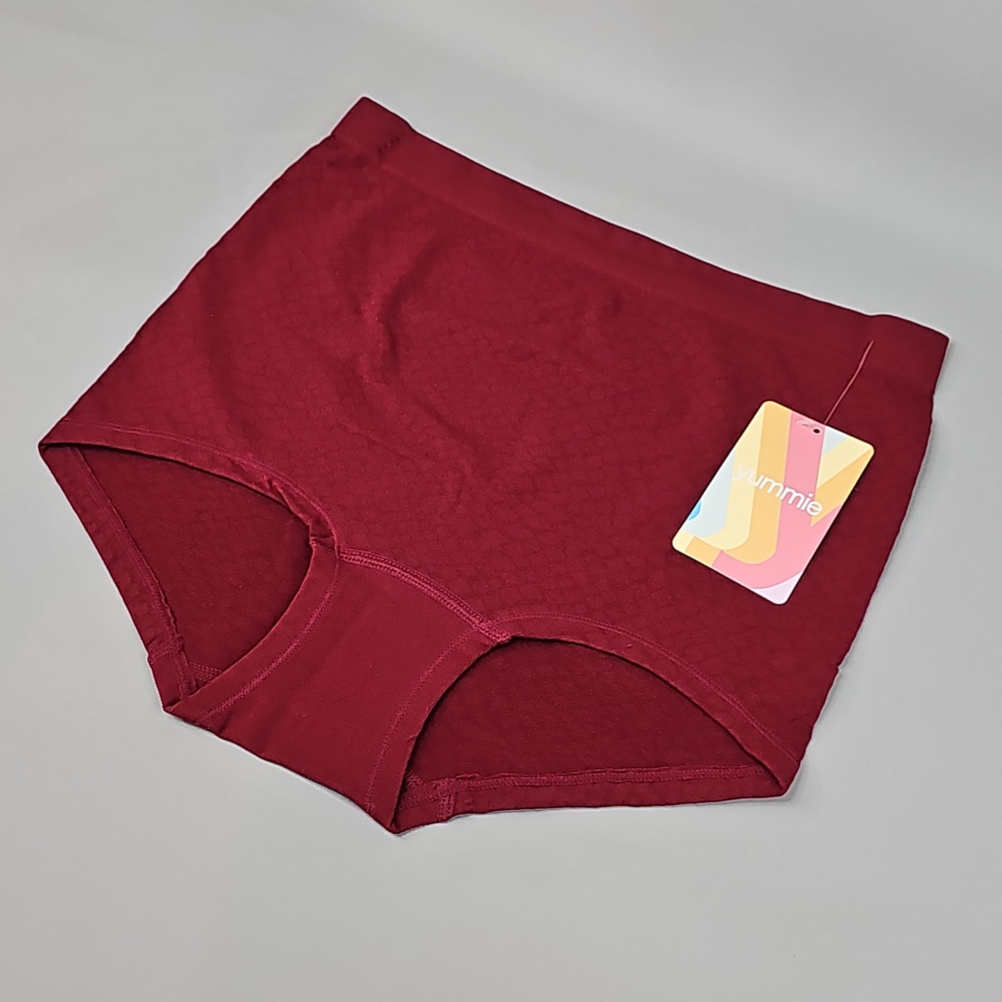 YUMMIE Lexi Mid Waist Girlshort Cabernet Women's Underwear Sz M/L Black YT5-306-CAB-M/L (New)