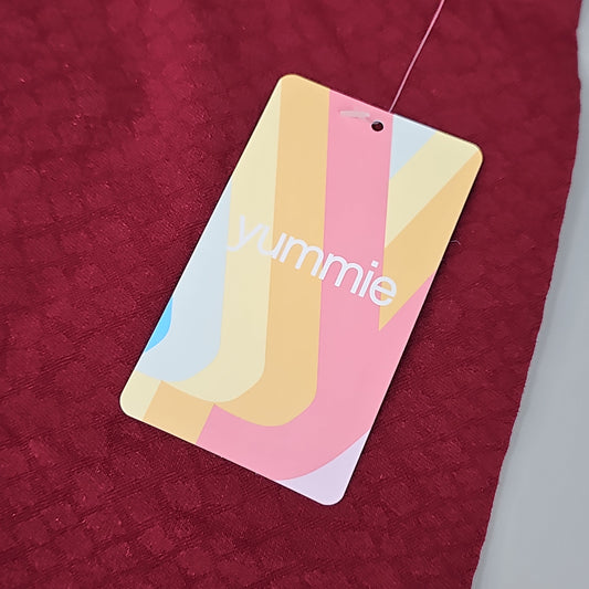 YUMMIE Lexi Mid Waist Girlshort Cabernet Women's Underwear Sz L/XL Black YT5-306-CAB-L/XL (New)