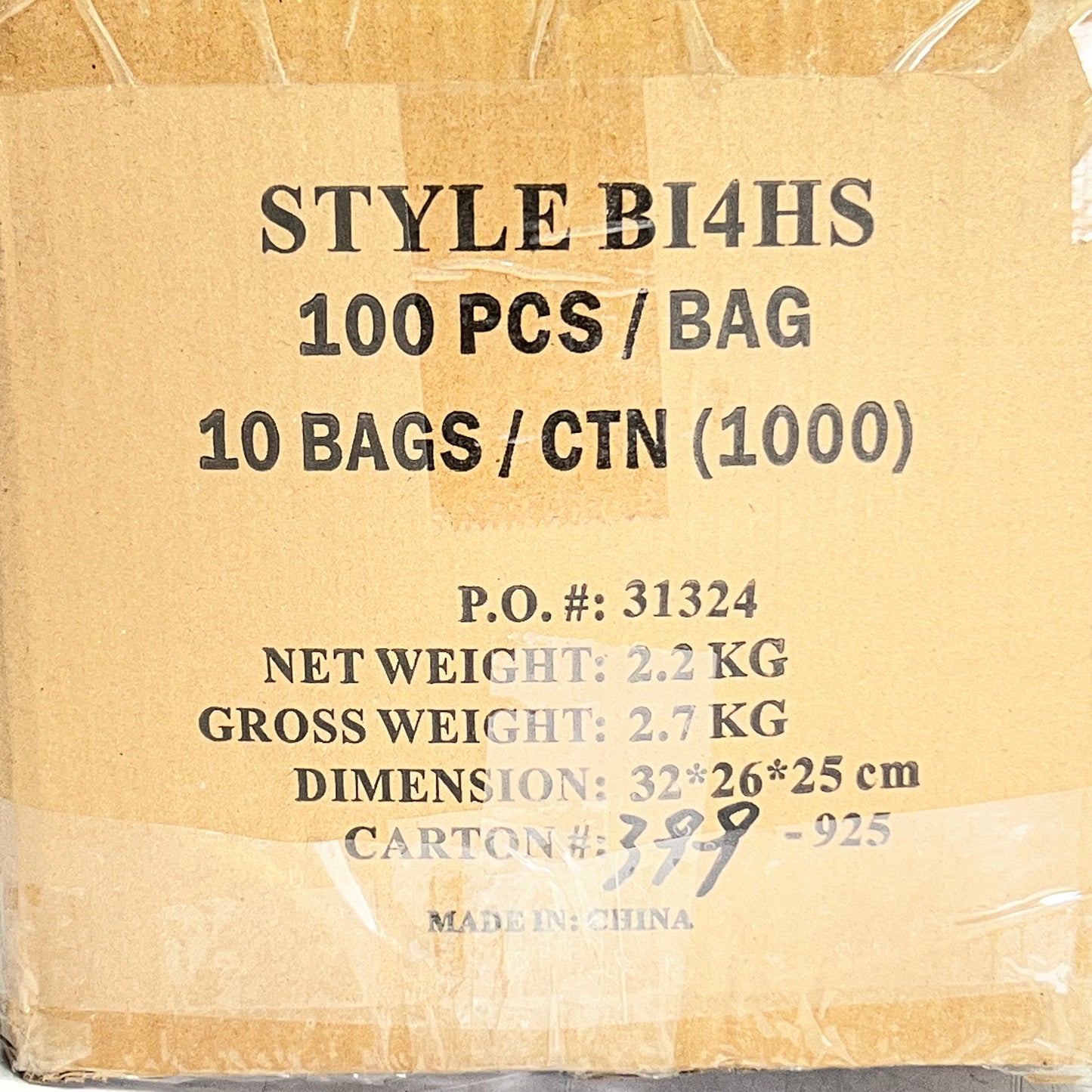 ZA@ CELLUCAP (1000 PACK) Bouffant Caps Sz 21" Style BI4HS (New Other, Distressed Box)