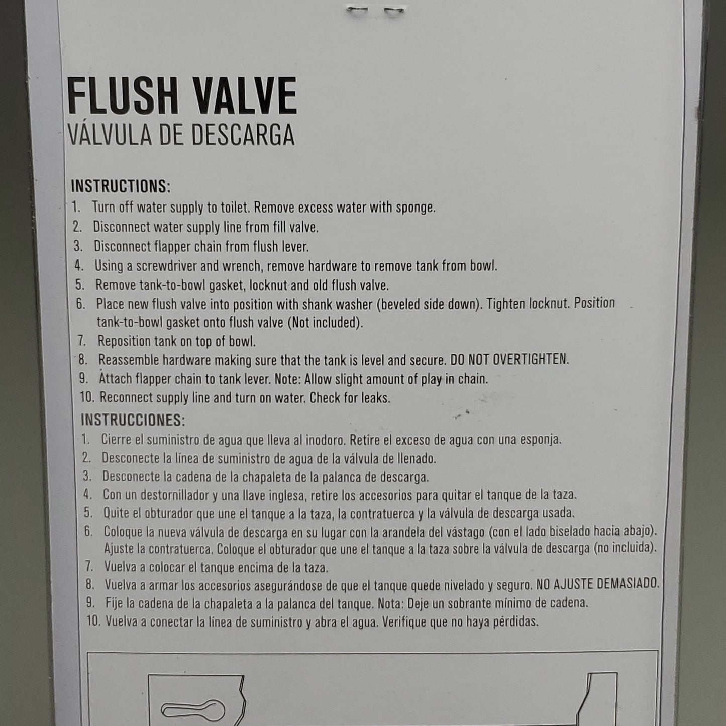 ACE Plumbing 3 PACK! Toilet Tank Flush Valve White Plastic 4299723 (New)