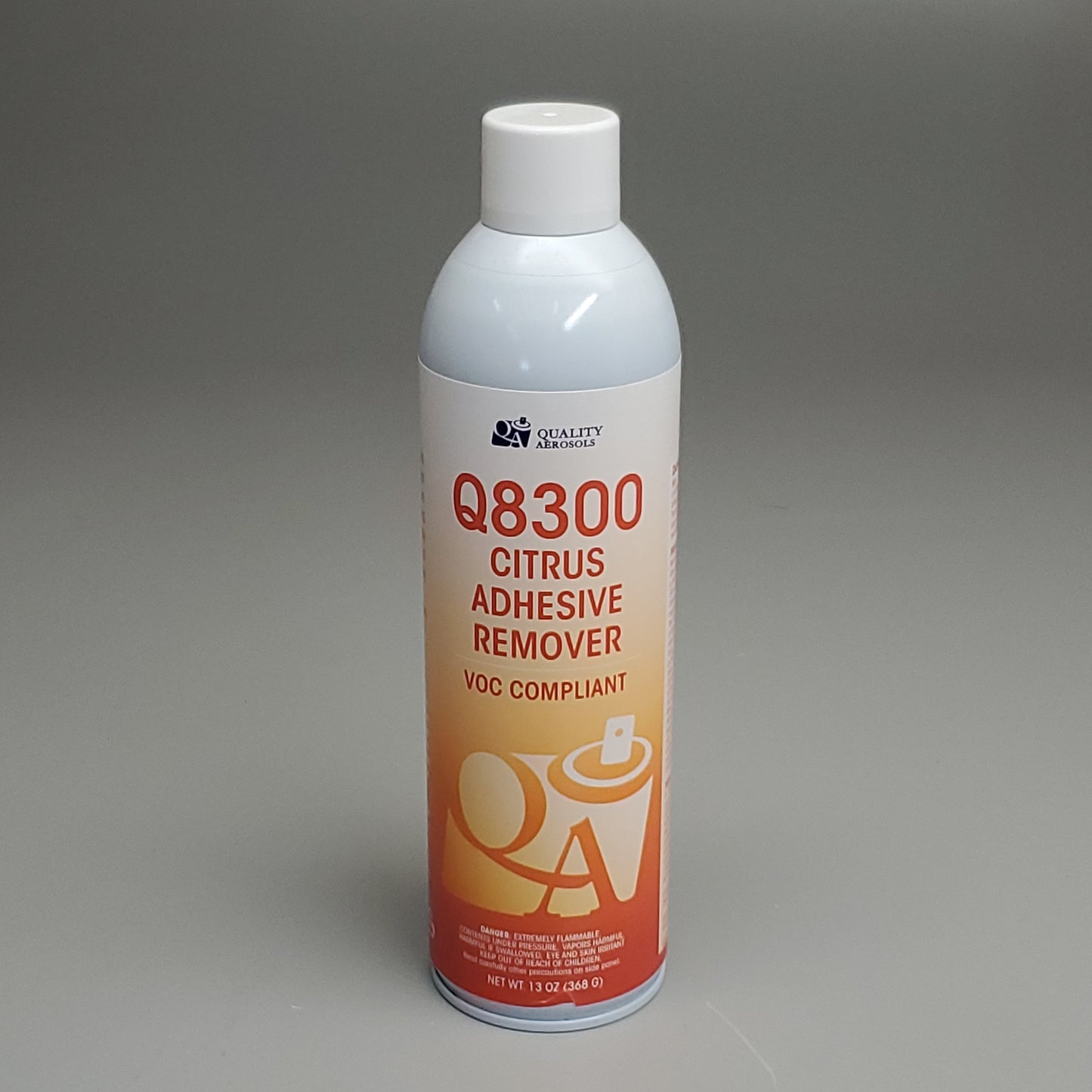 QUALITY AEROSOLS 12 PK Citrus Adhesive Remover 13 oz VOC Compliant Q8300 (New)