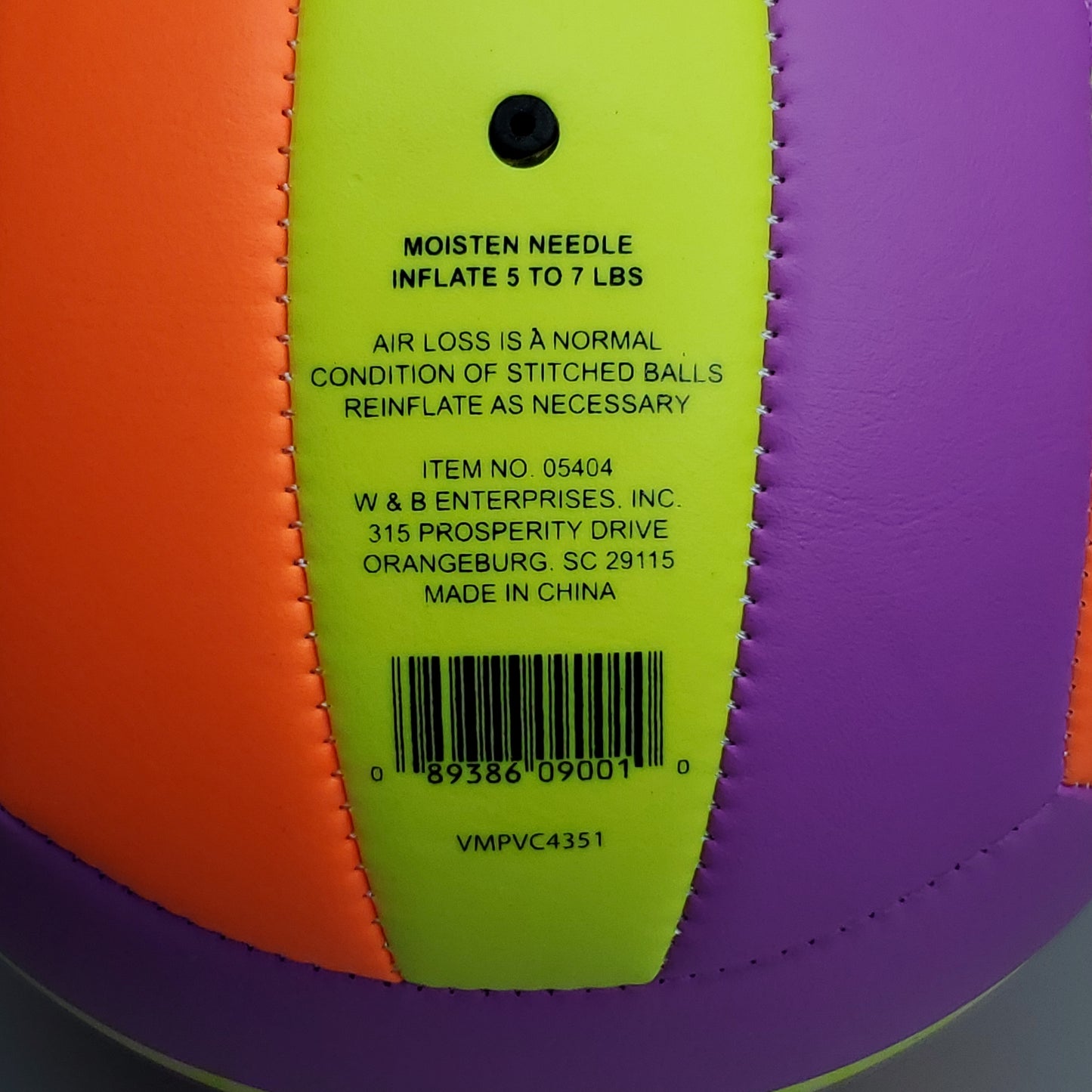 SEASONAL SUPPLY CO (4 PACK) Multi Colored Premium Volleyballs Official Sz & Weight