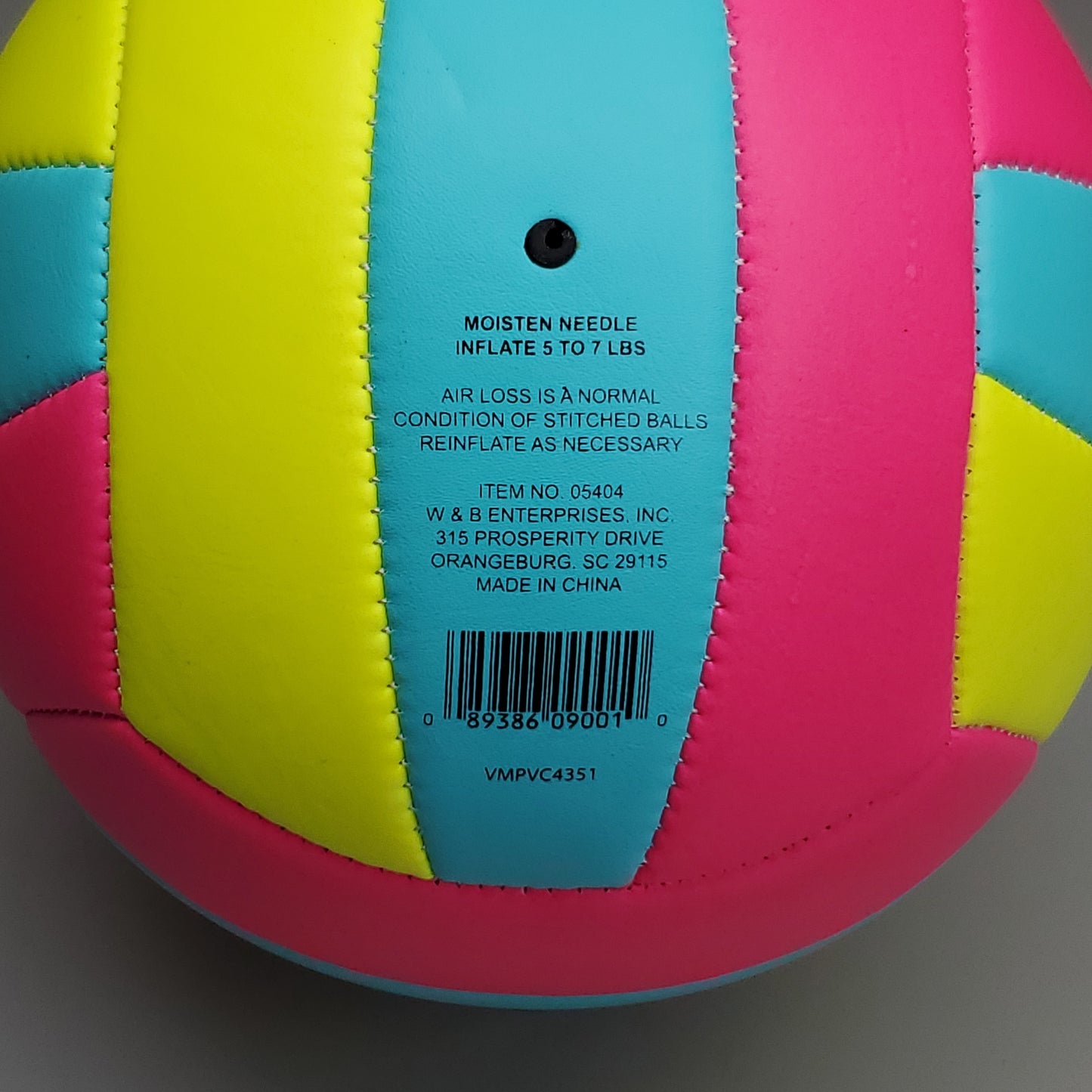 SEASONAL SUPPLY CO (4 PACK) Multi Colored Premium Volleyballs Official Sz & Weight