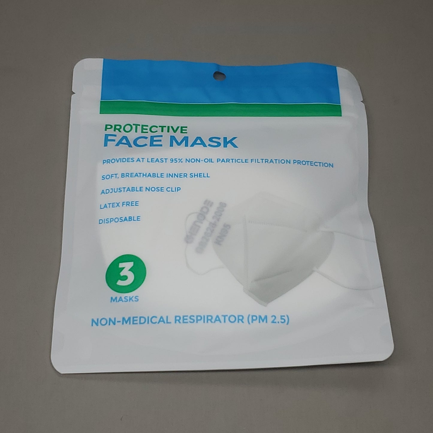 CHENGDE 90 Count of Cone Shaped Disposable Face Masks 30 Packs of 3 (New)