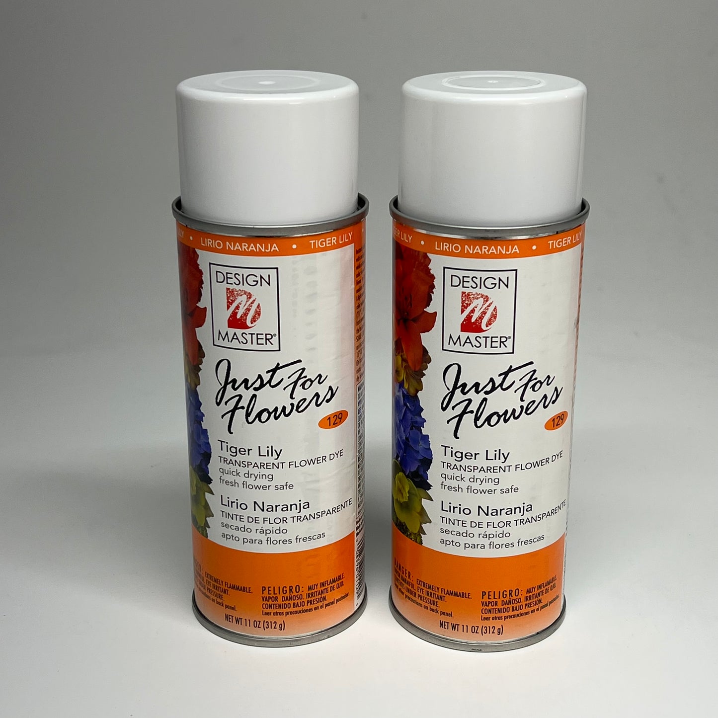 DESIGN MASTER (2 PACK) Just For Flowers Transparent Dye Spray For Flowers 11oz