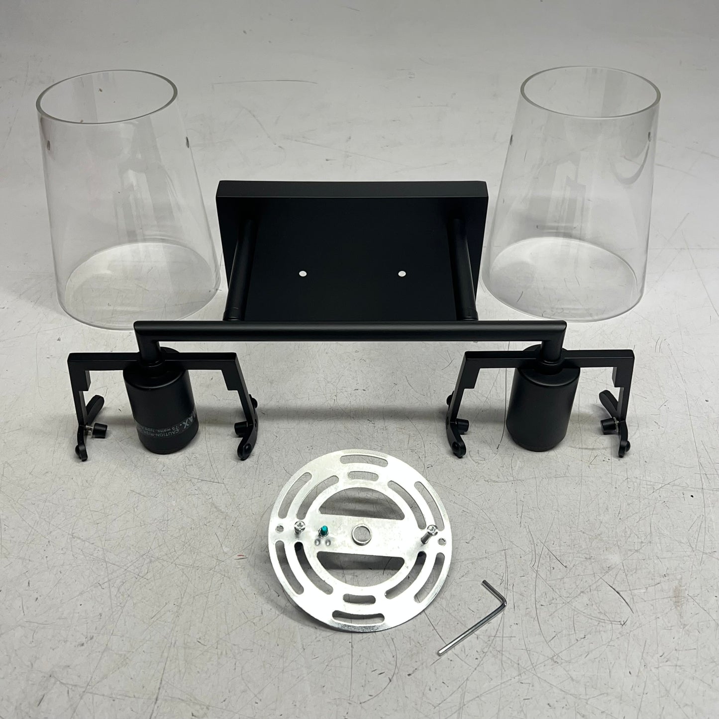 VISUAL COMFORT Crofton 2-light Vanity By Drew & Jonathan Matte Black DJV1032MBK