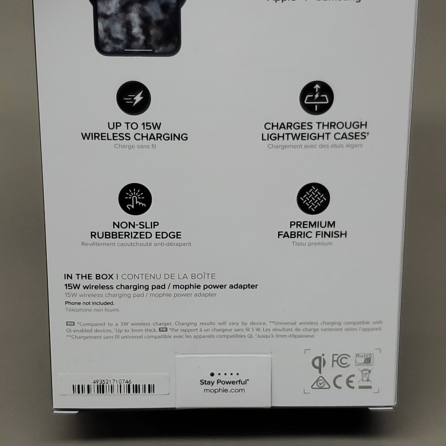 ZA@ MOPHIE 5-PACK! 15W Wireless Charging Pad Advertising Cloudera (New) C