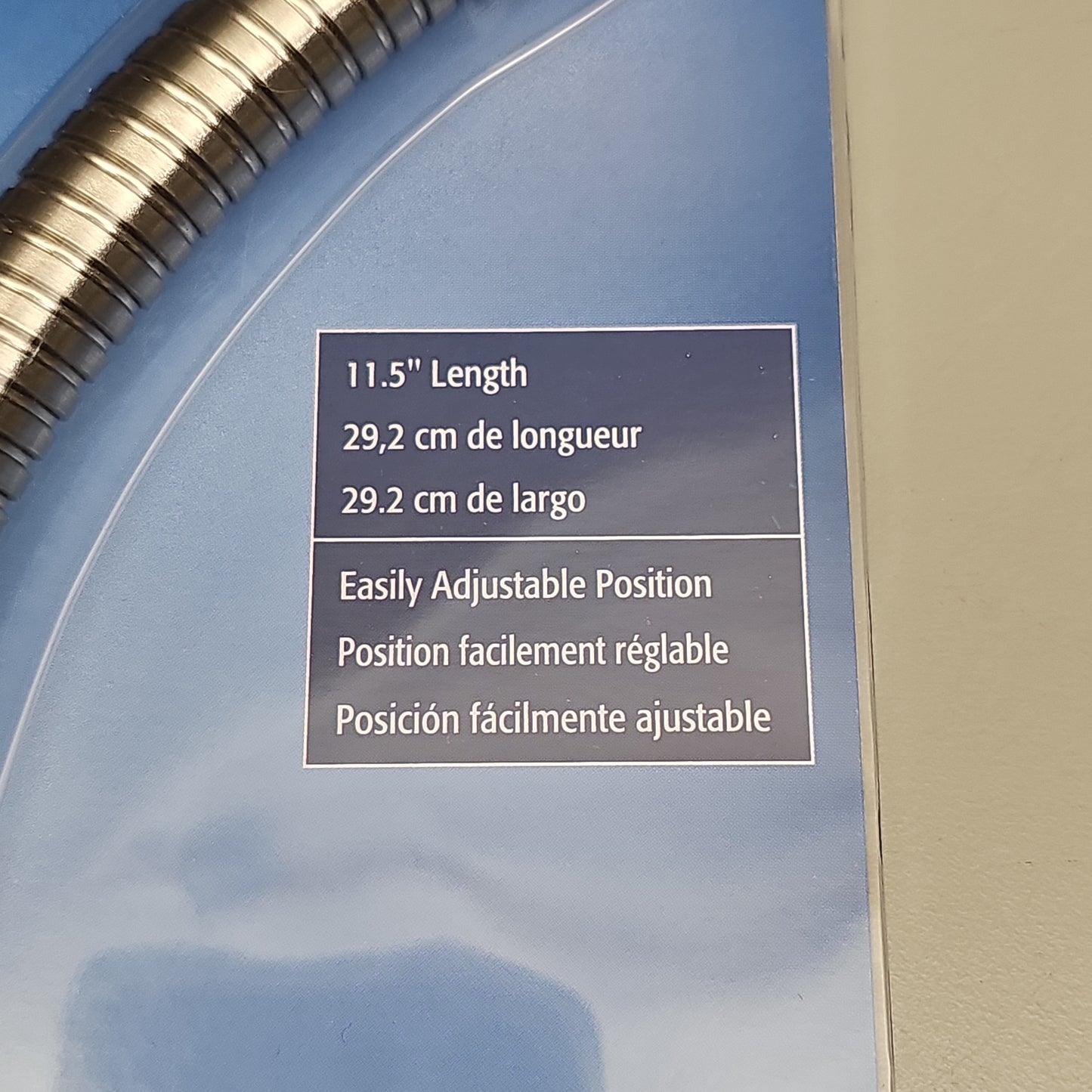 KEENEY STYLEWISE Flexible Shower Arm Nickel Finish 11.5" K780BN (New)
