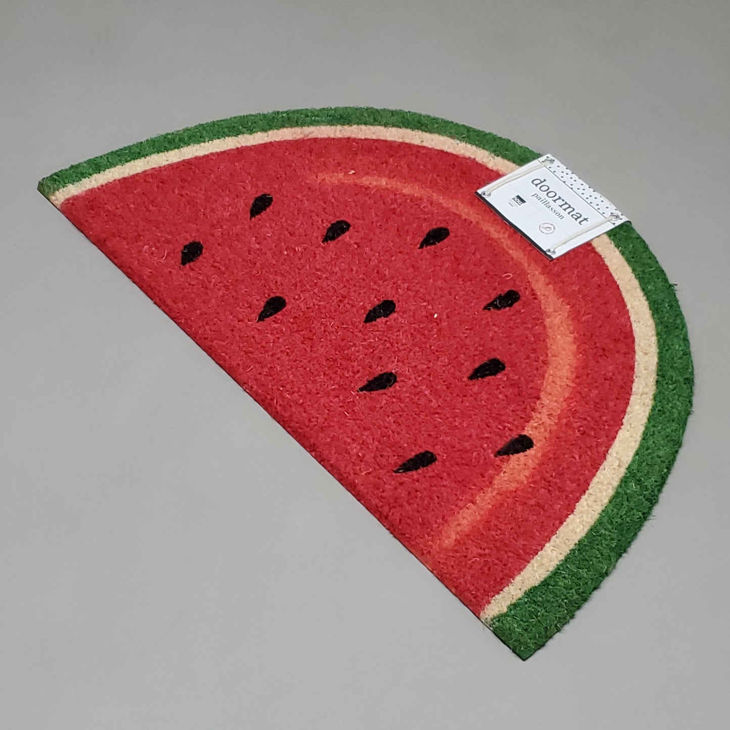 NOW DESIGNS Doormat Paillasson Watermelon Doormat 30" x 17" Red 3035008 (New)