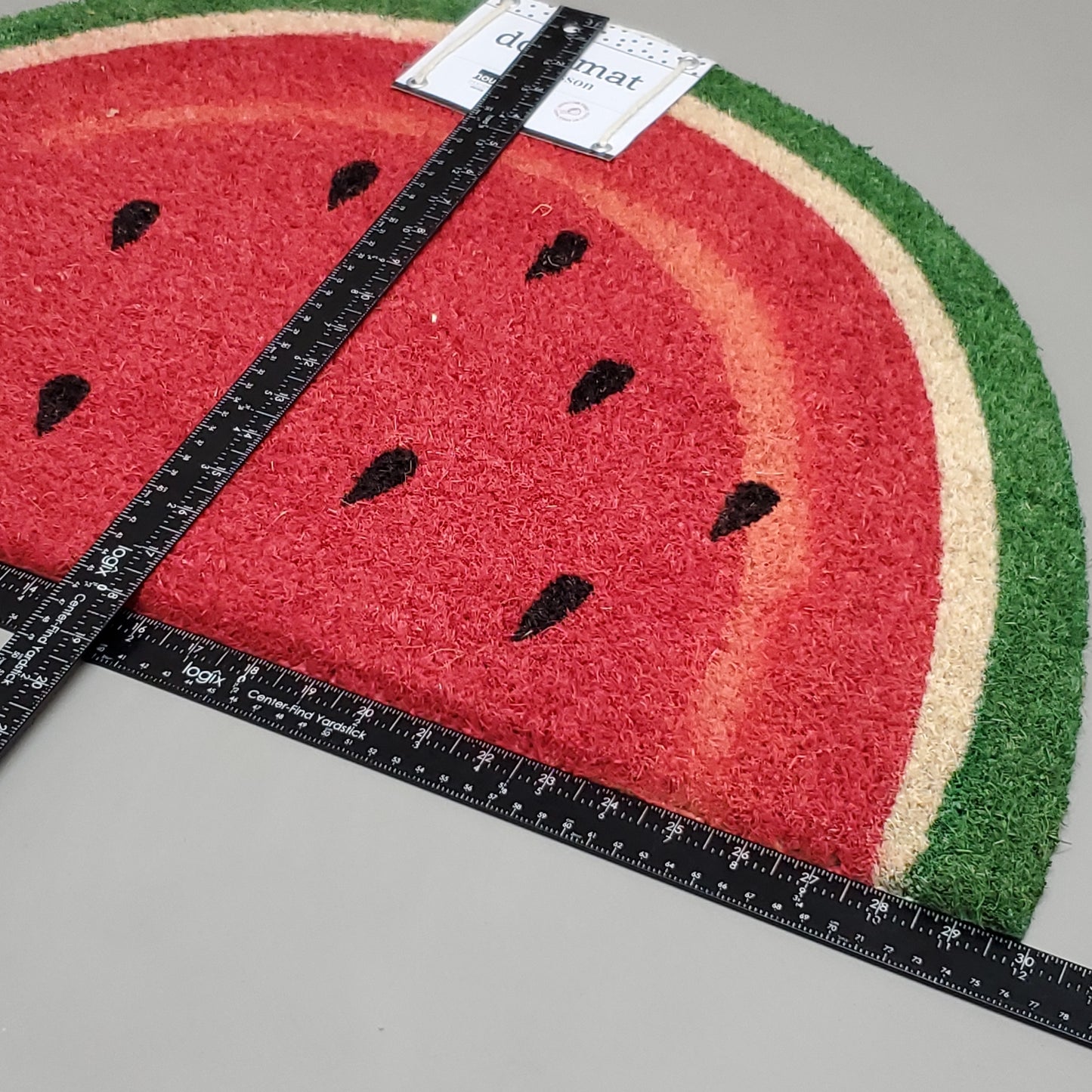 NOW DESIGNS Doormat Paillasson Watermelon Doormat 30" x 17" Red 3035008 (New)