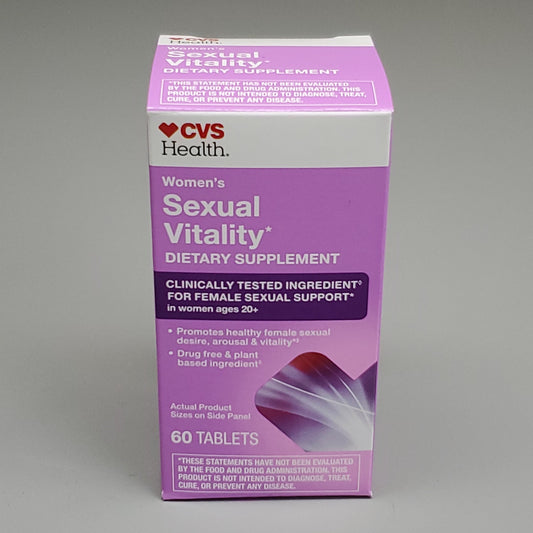 CVS HEALTH Women's Sexual Vitality Dietary Supplement 60 Tablets (05/24)