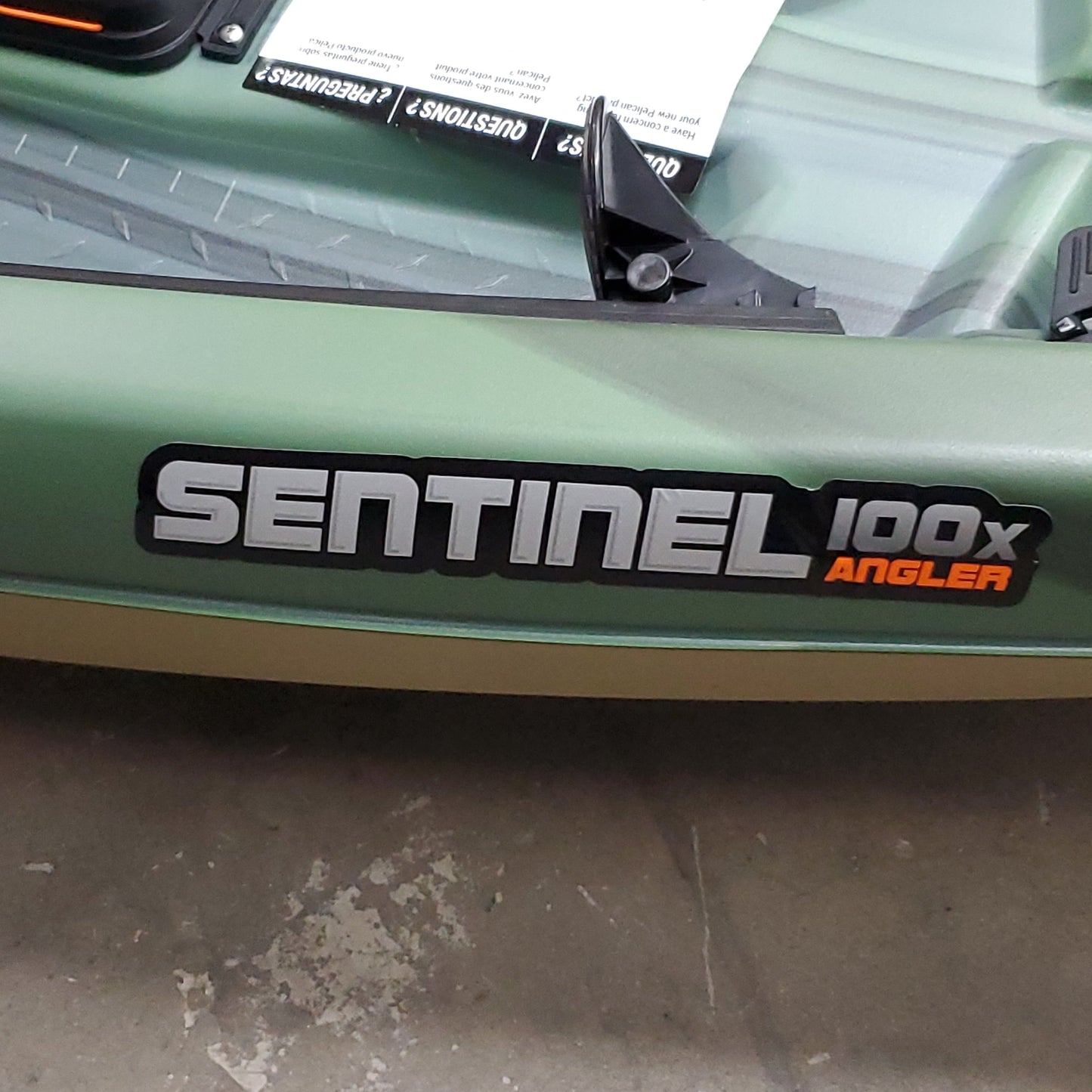 PELICAN Sentinel 100X Angler Fishing Kayak 9.6' MB10 2023 MBF10P100-00 (New)
